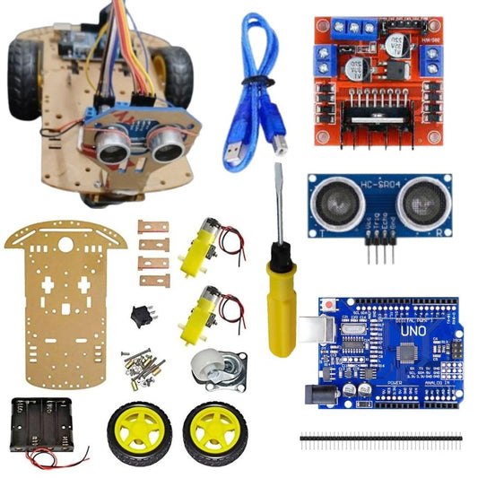 2-in-1 Obstacle Avoiding Robot Car Kit