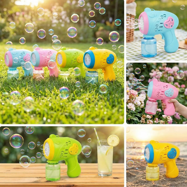 Colorful Bubble Blaster Gun