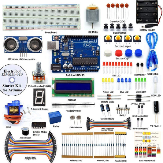 Electrobot DIY Ultrasonic Distance Sensor Starter Kit