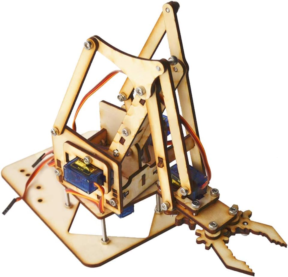 4DOF Wooden Robotic Arm DIY Kit