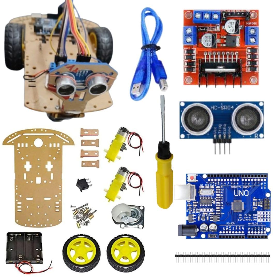 2-in-1 Obstacle Avoiding Robot Car Kit
